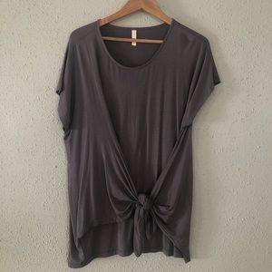 Wishlist Drapey Tie-Front Tee